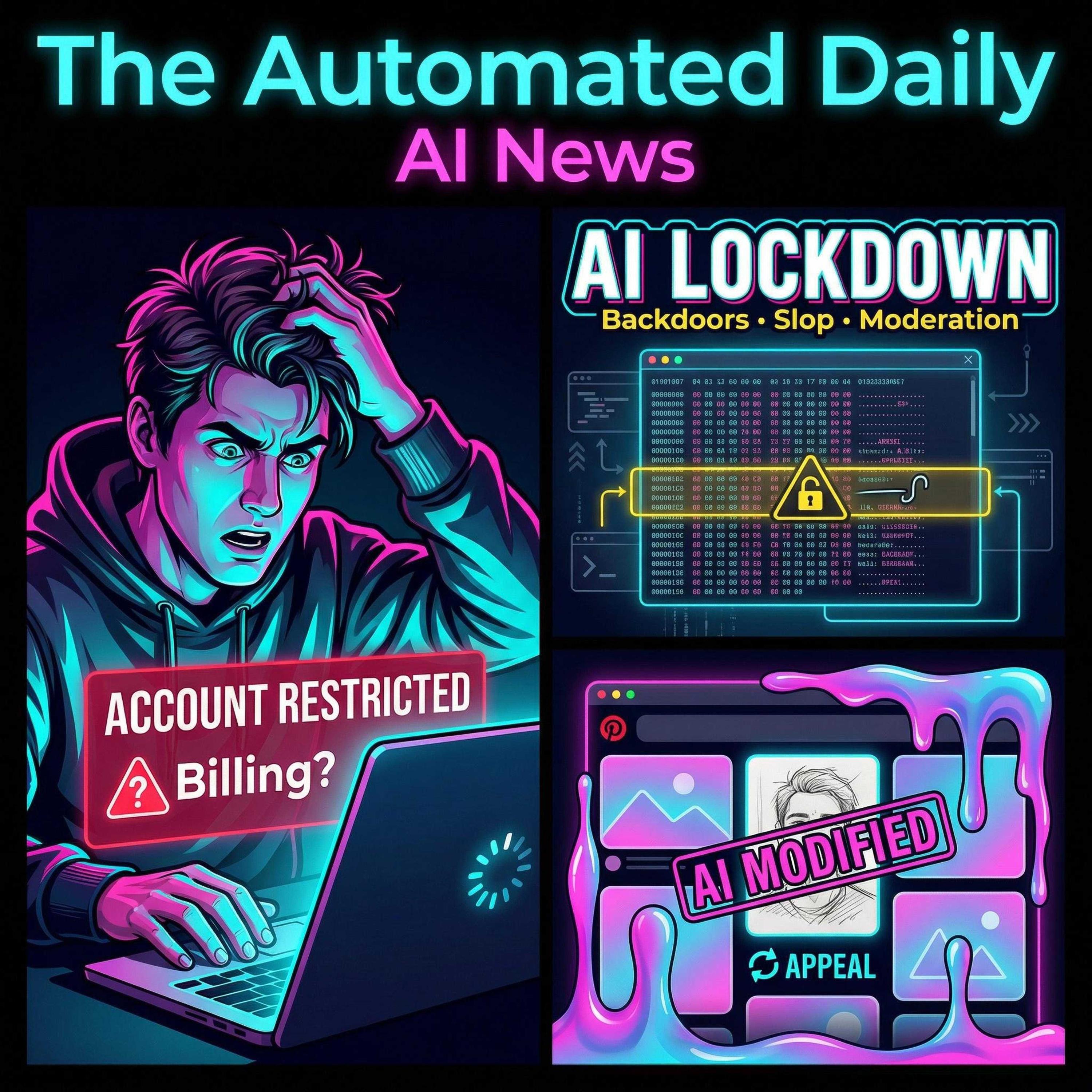 Google AI Ultra account restrictions & BinaryAudit benchmark for backdoors - AI News (Feb 23, 2026)