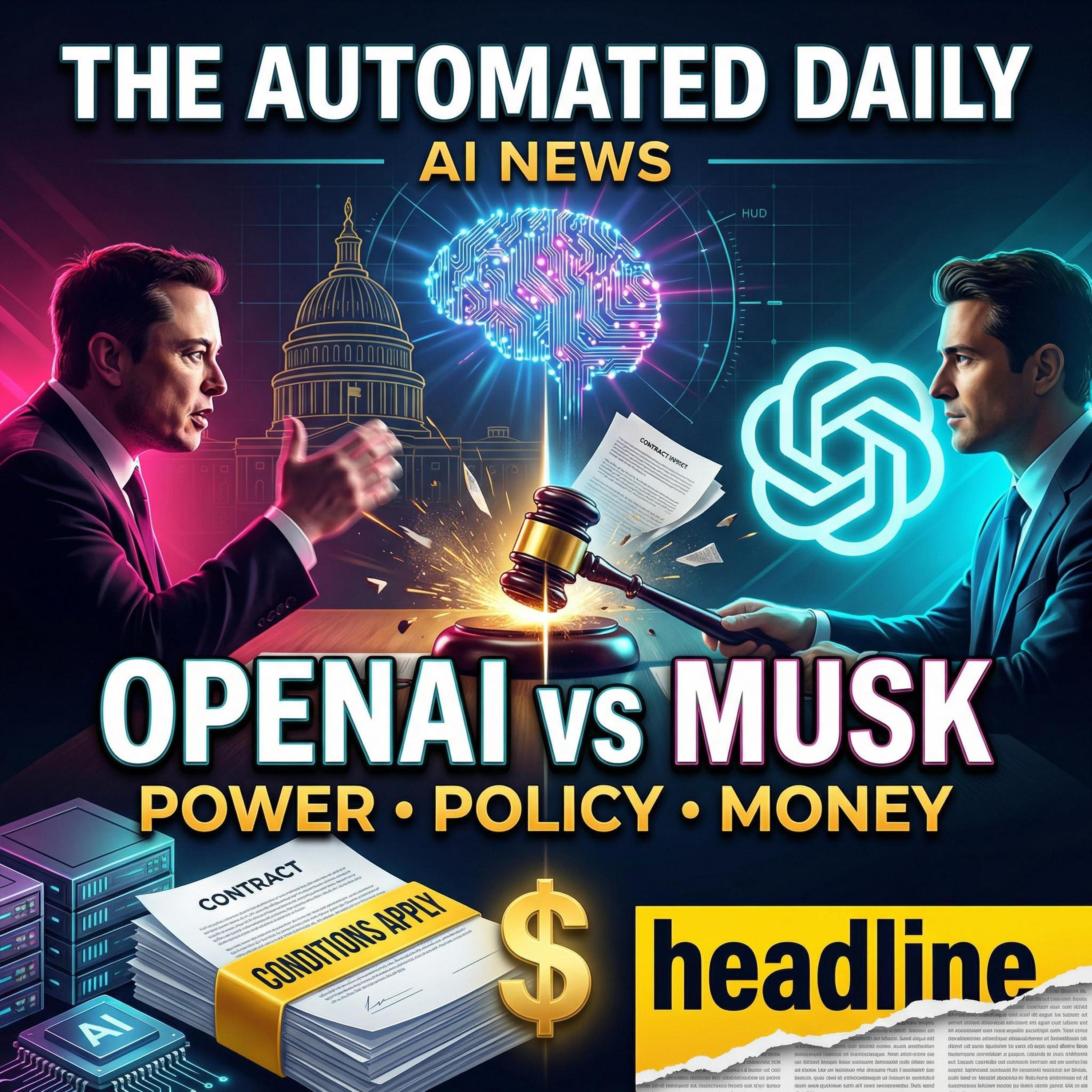 OpenAI contra Musk y reguladores & Financiación de OpenAI y condiciones - Noticias de IA (8 abr 2026)