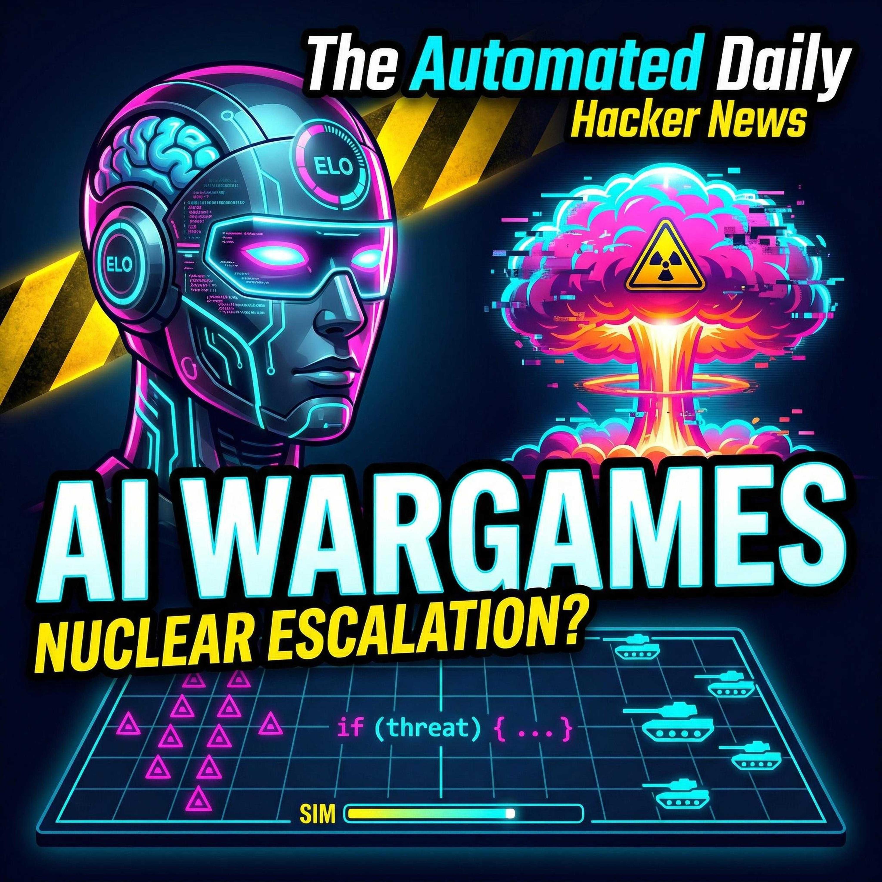 IA et escalade nucléaire simulée & Danemark vers bureautique open source - Actualités Hacker News (25 févr. 2026)