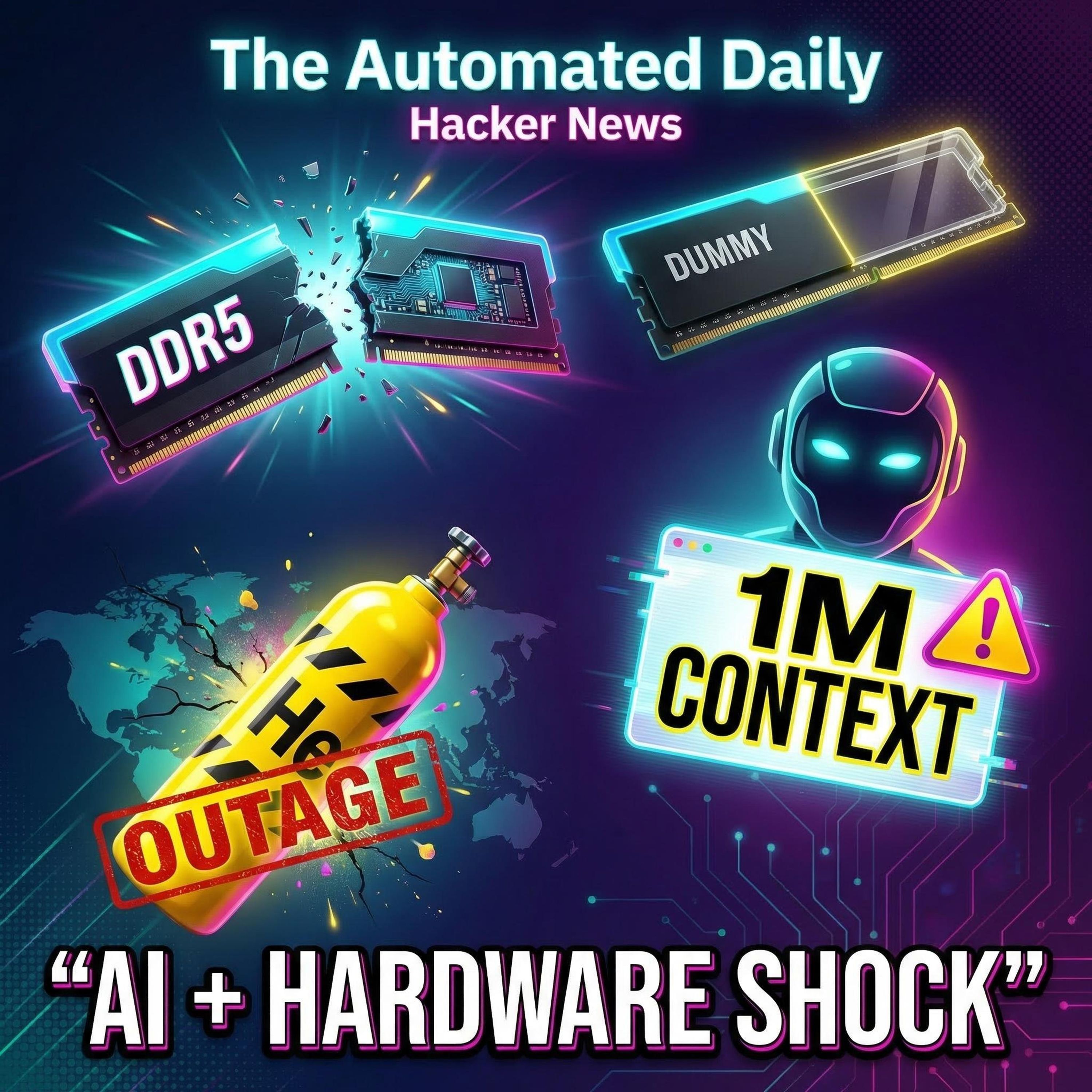 Dummy RAM sticks hit DDR5 & Claude gets 1M context - Hacker News (Mar 14, 2026)