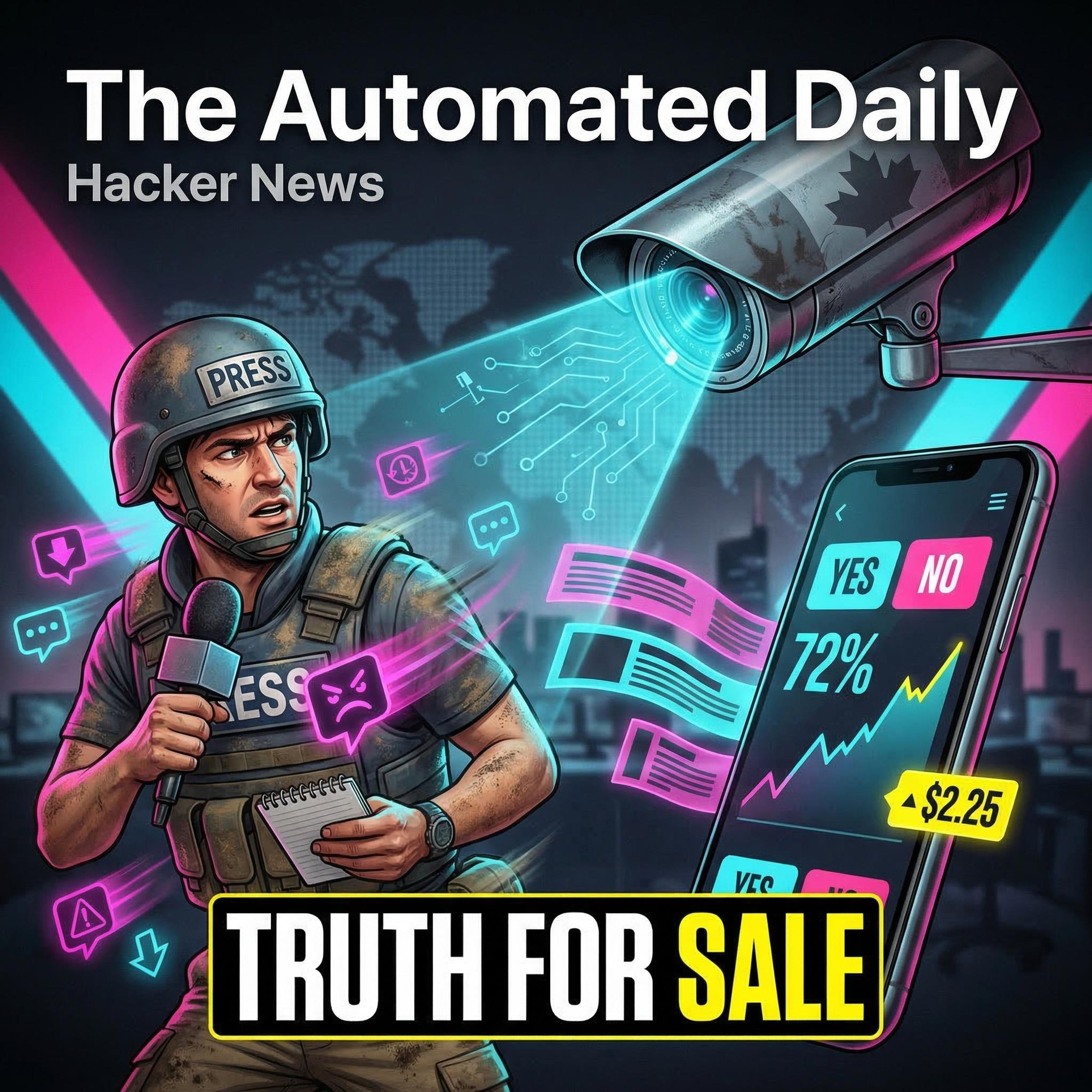 Prediction markets pressure war reporting & Corruption erodes trust in democracies - Hacker News (Mar 16, 2026)