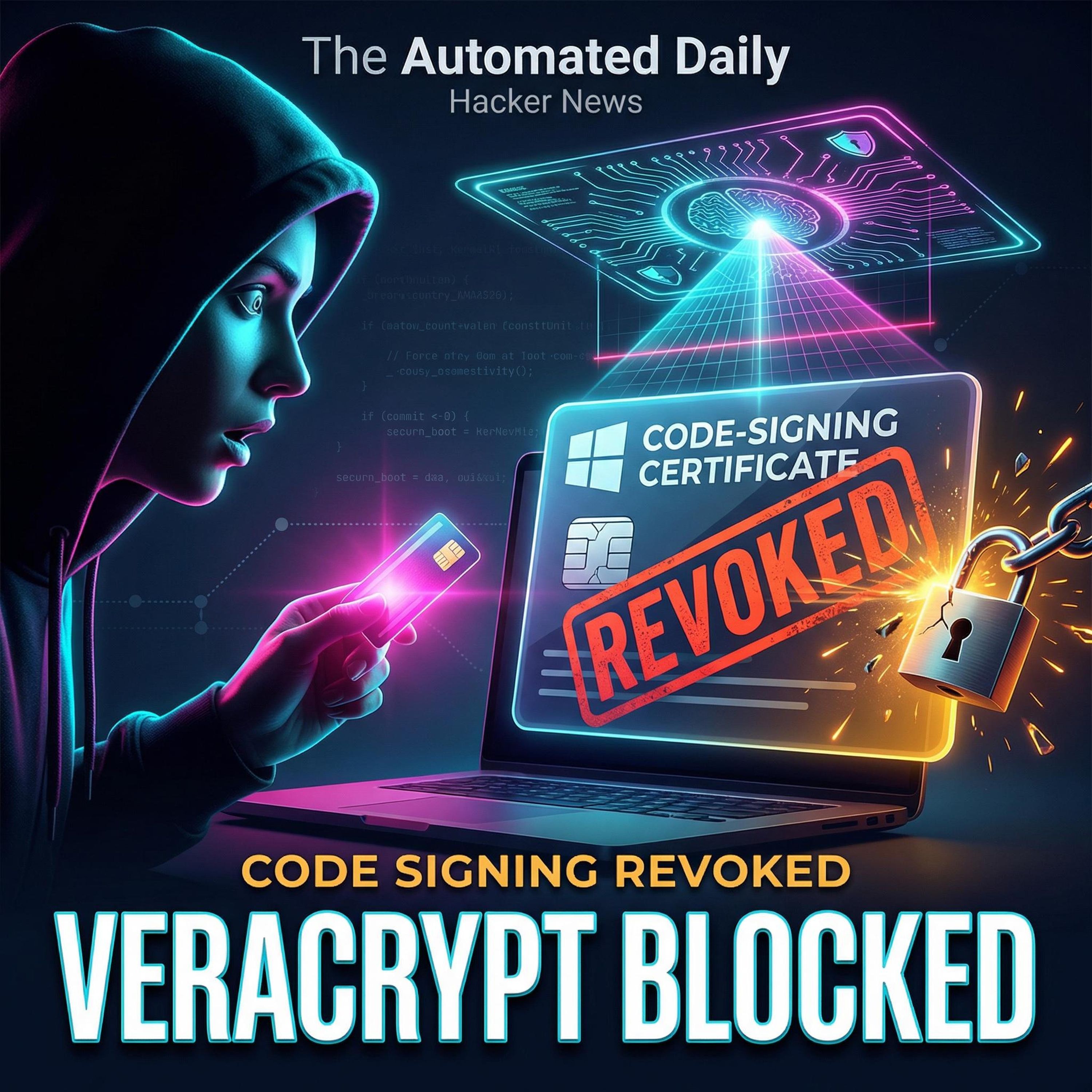 VeraCrypt se queda sin firmar & IA para cazar vulnerabilidades críticas - Noticias de Hacker News (8 abr 2026)