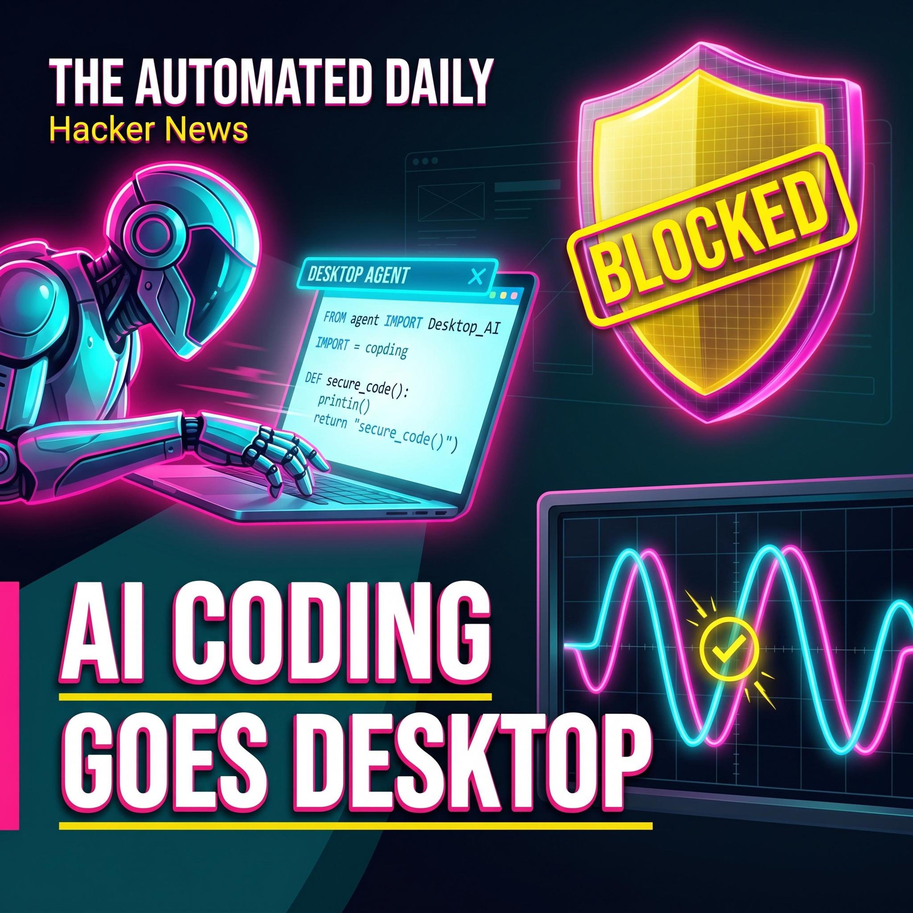 AI coding agents go desktop & Claude Opus 4.7 safeguards - Hacker News (Apr 17, 2026)