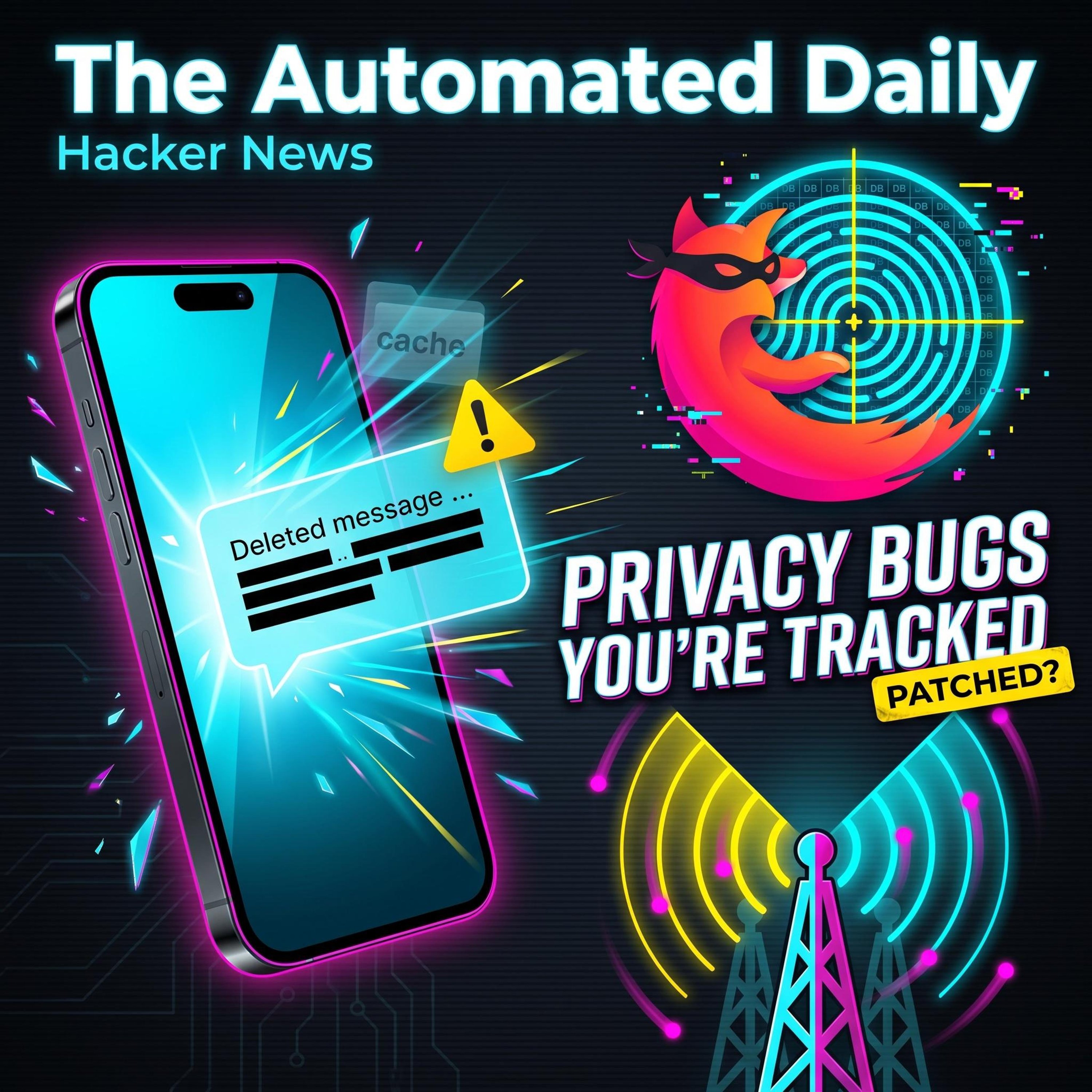 iOS et notifications persistantes & Firefox, Tor et fingerprinting - Actualités Hacker News (23 avr. 2026)