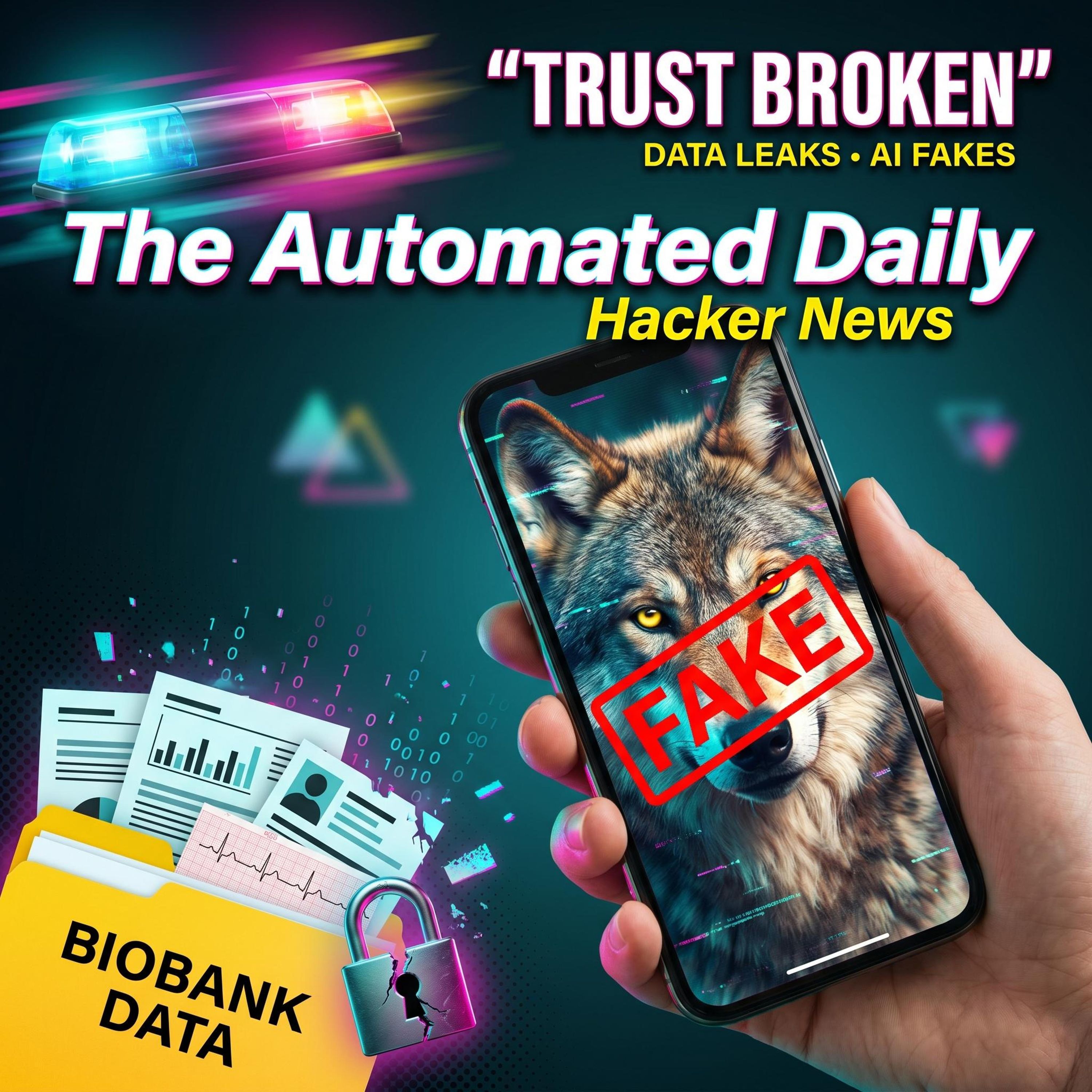 UK Biobank data on sale & AI fake photo derails search - Hacker News (Apr 24, 2026)