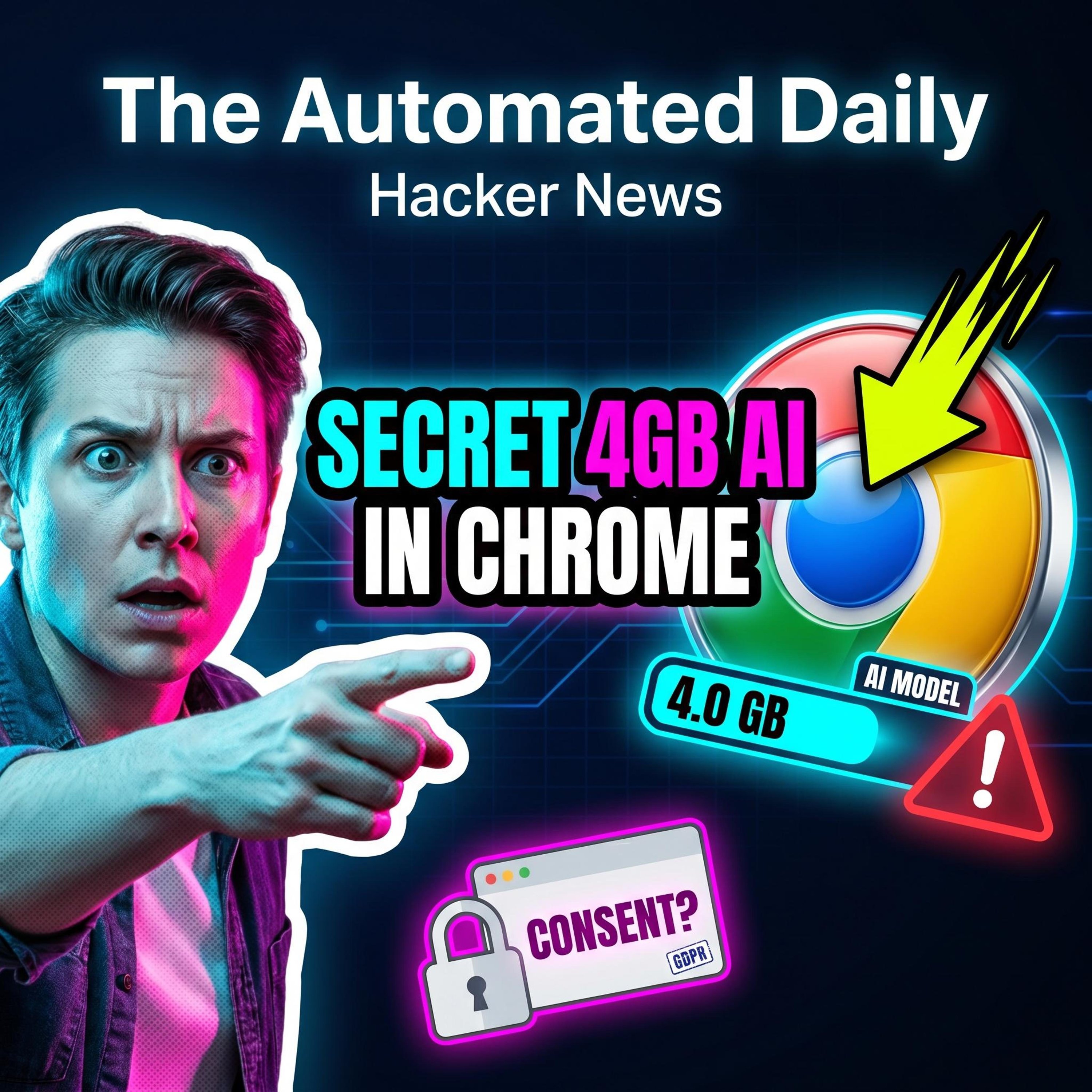Chrome descarga modelo AI 4GB & Async Rust y bloat en binarios - Noticias de Hacker News (5 may 2026)