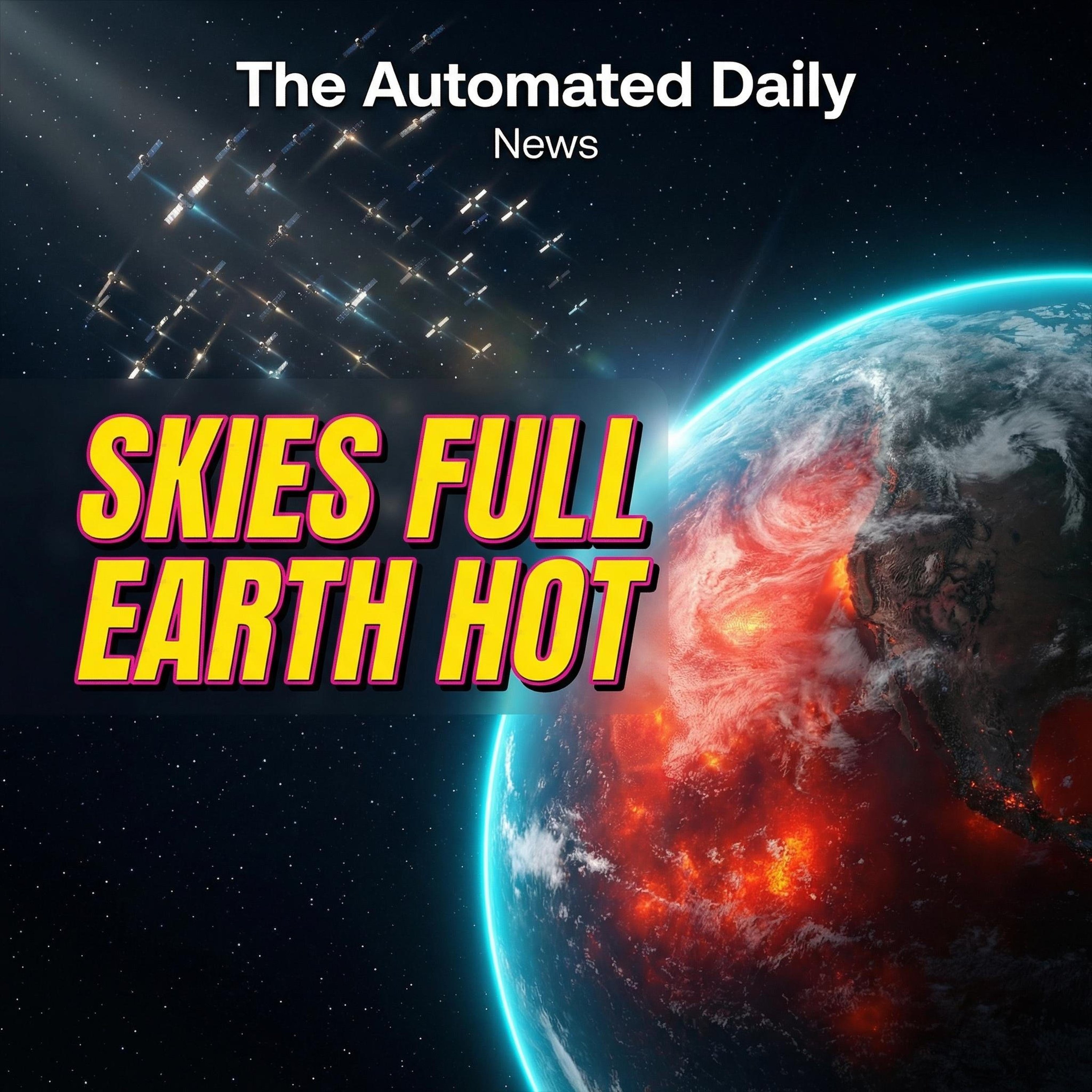 A million satellites, darker skies & Earth’s energy imbalance hits record - News (Mar 23, 2026)