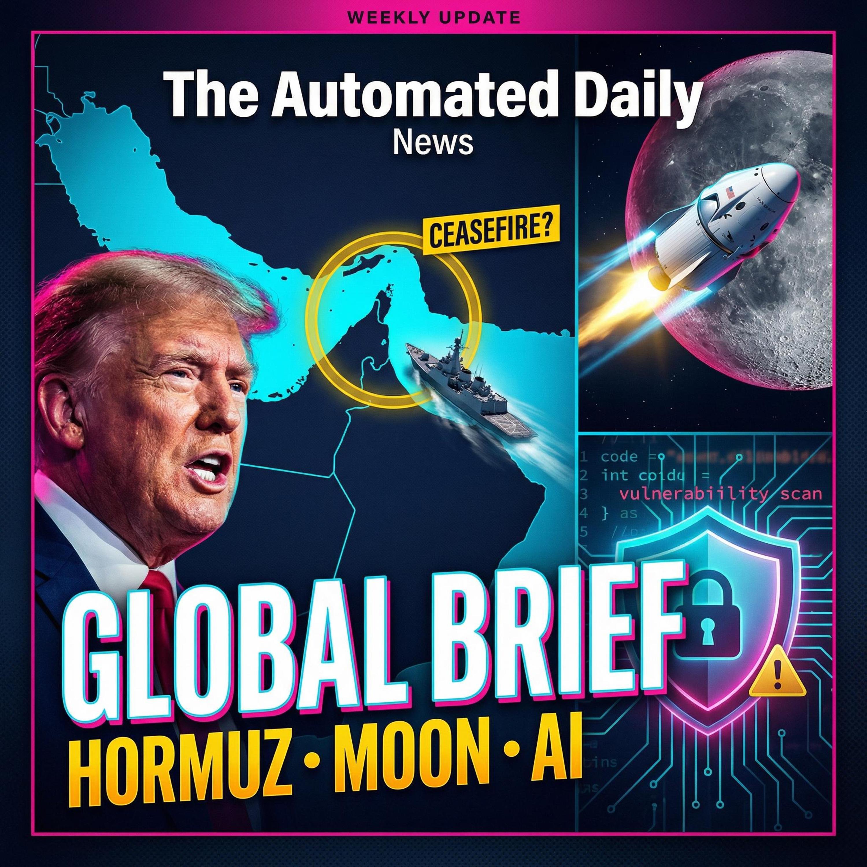 IA restringida por riesgo ciber & Tregua de 14 días Irán - Noticias (8 abr 2026)