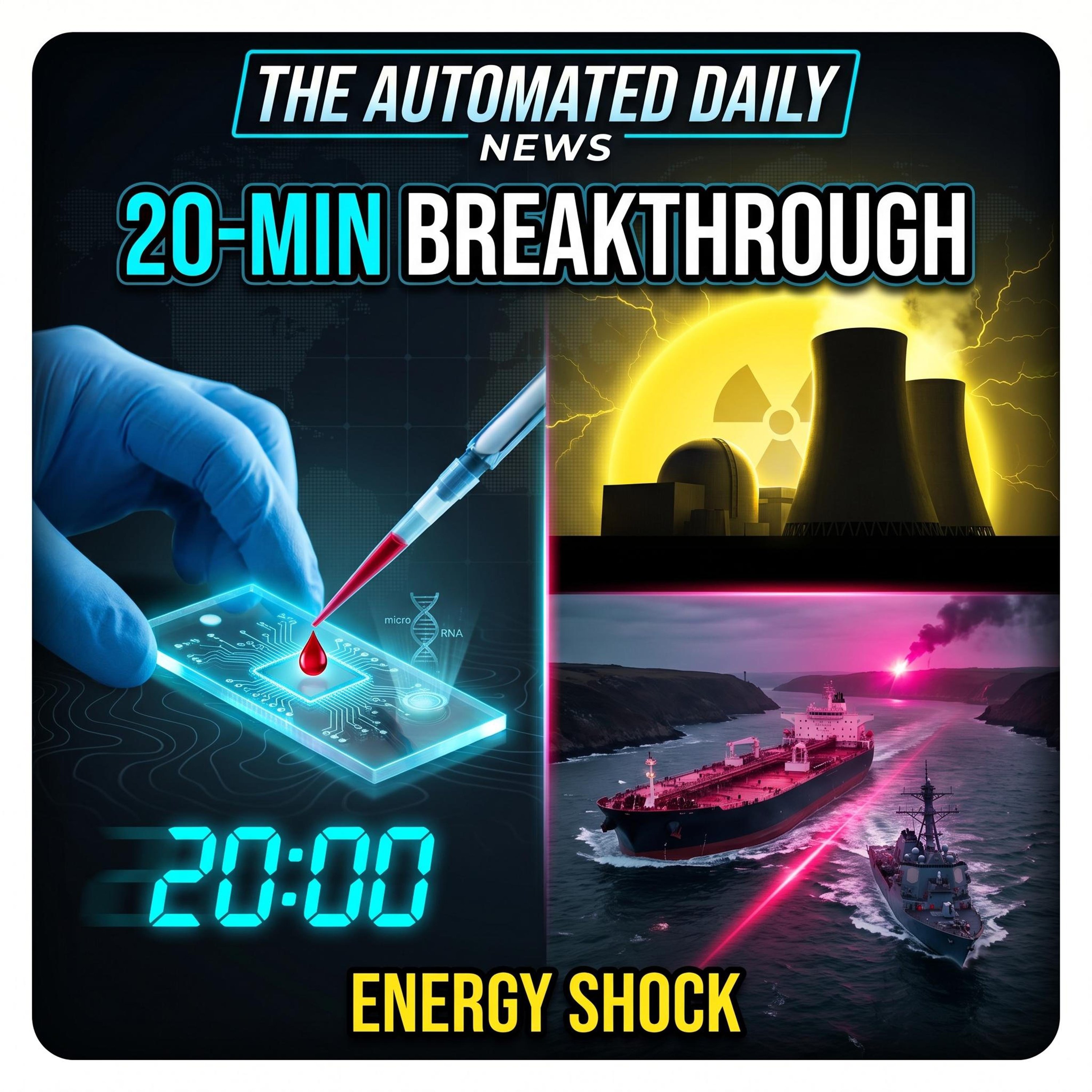 20-minute microRNA blood testing & Nuclear pivot after energy shocks - News (Apr 17, 2026)