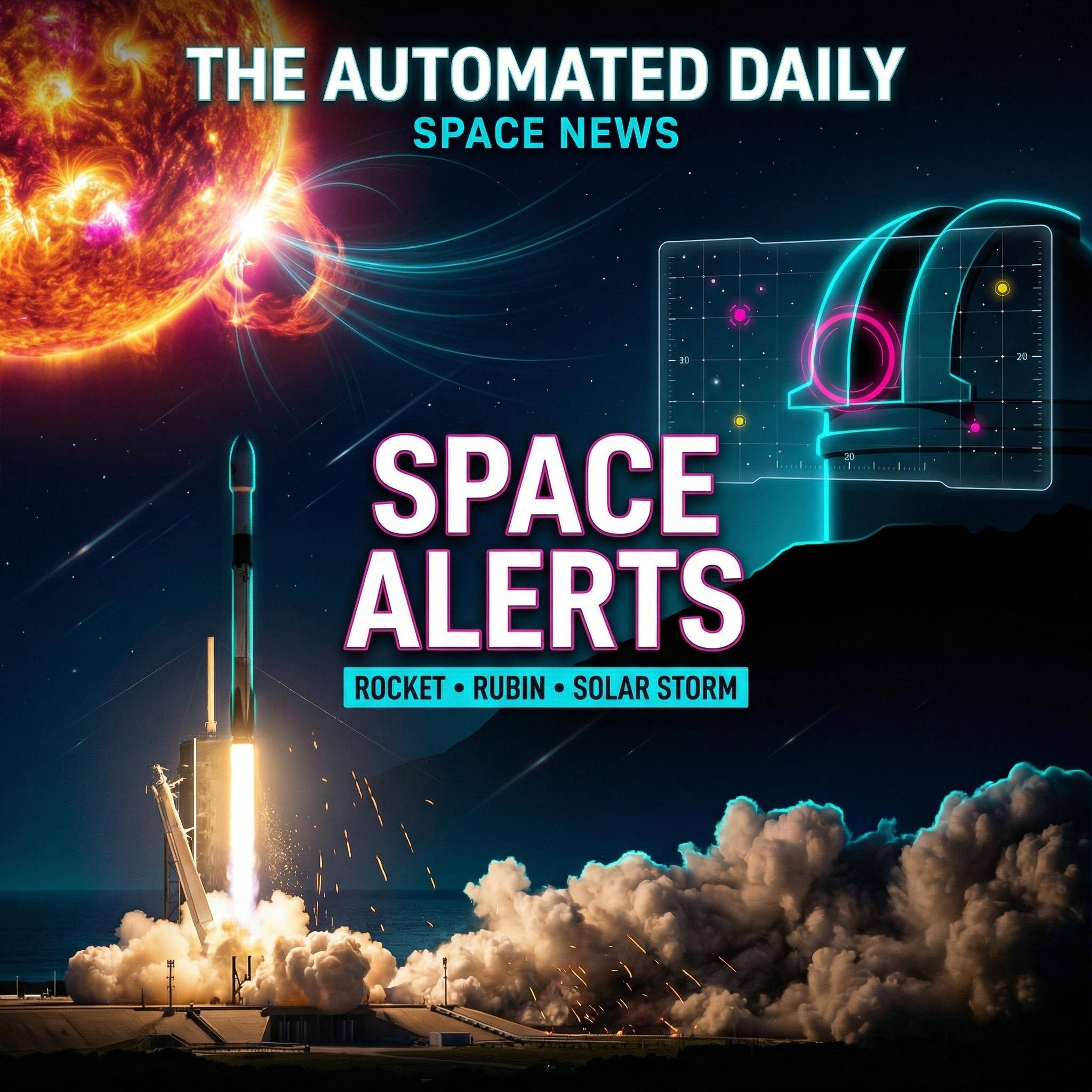 Vera Rubin Observatory alerts launch & SpaceX Falcon 9 Starlink mission today - Space News (Feb 27, 2026)