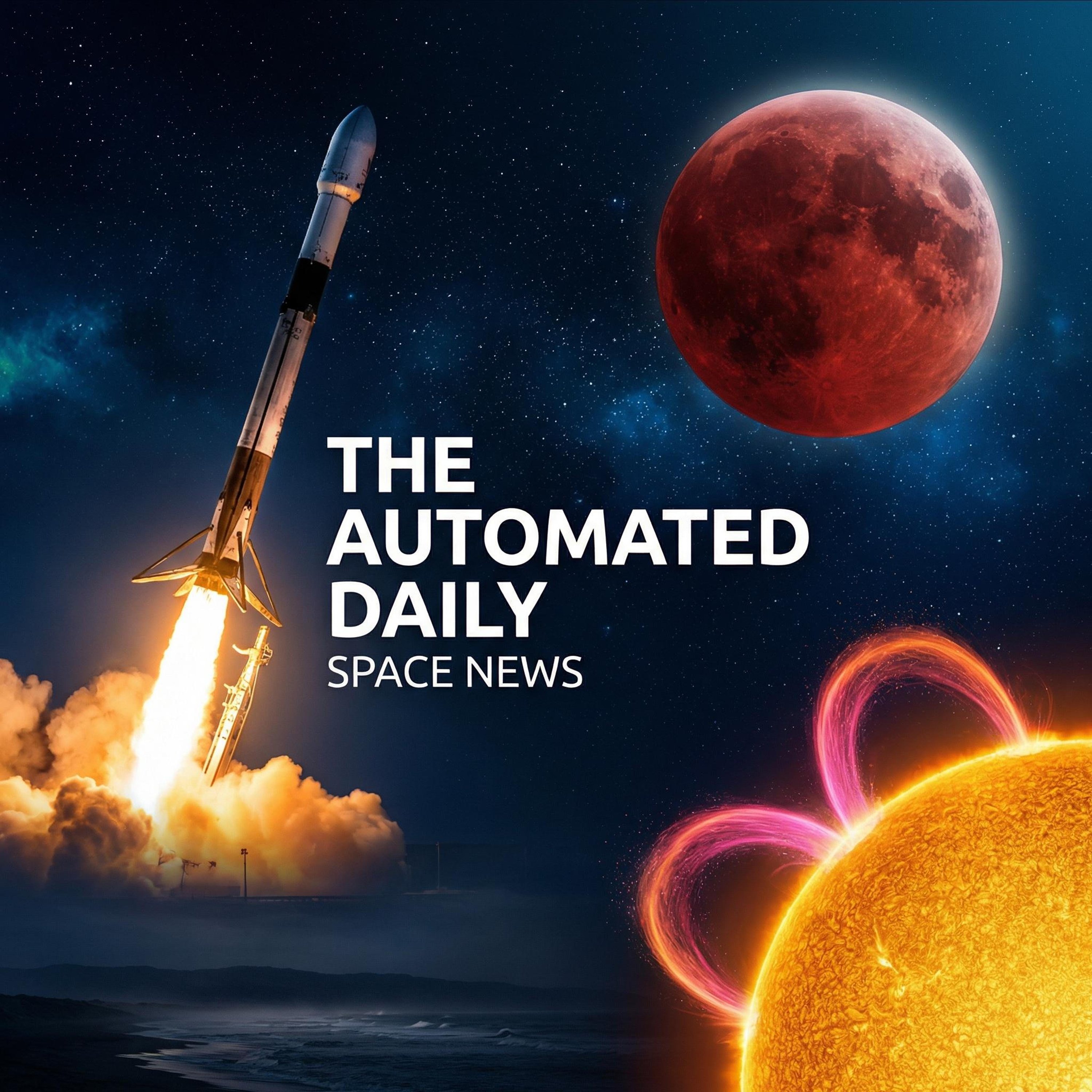 SpaceX launches Starlink satellites west coast & Sun mirrors itself with prominence jets - Space News (Mar 1, 2026)