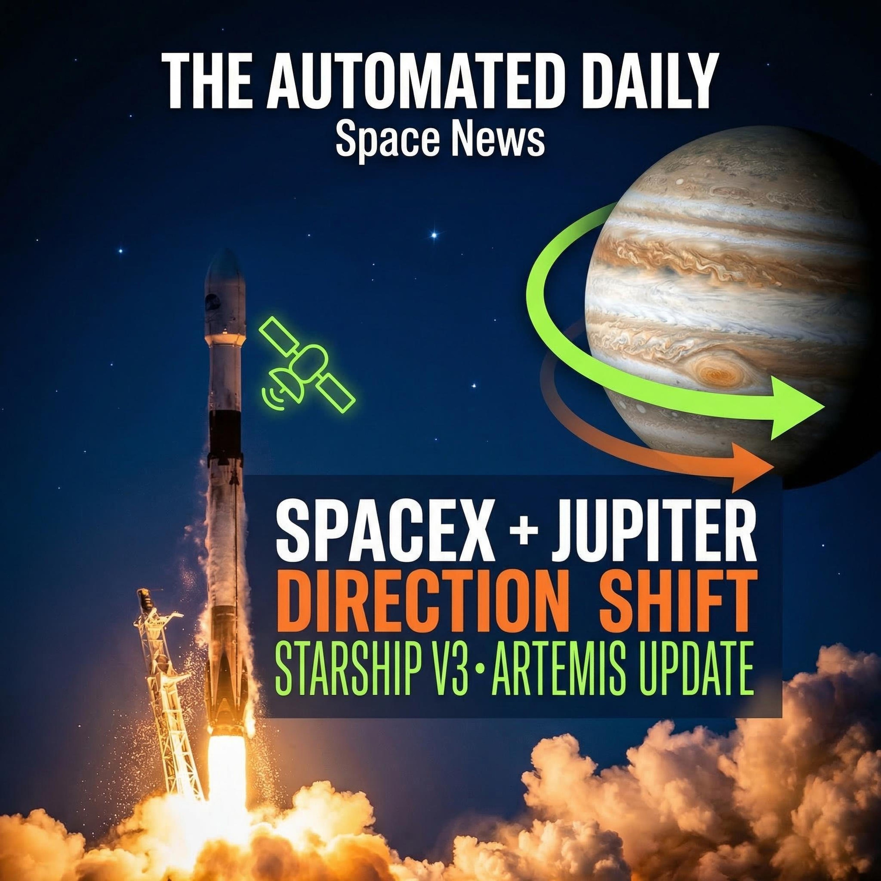 SpaceX launches television satellite & Jupiter changes direction tonight - Space News (Mar 10, 2026)