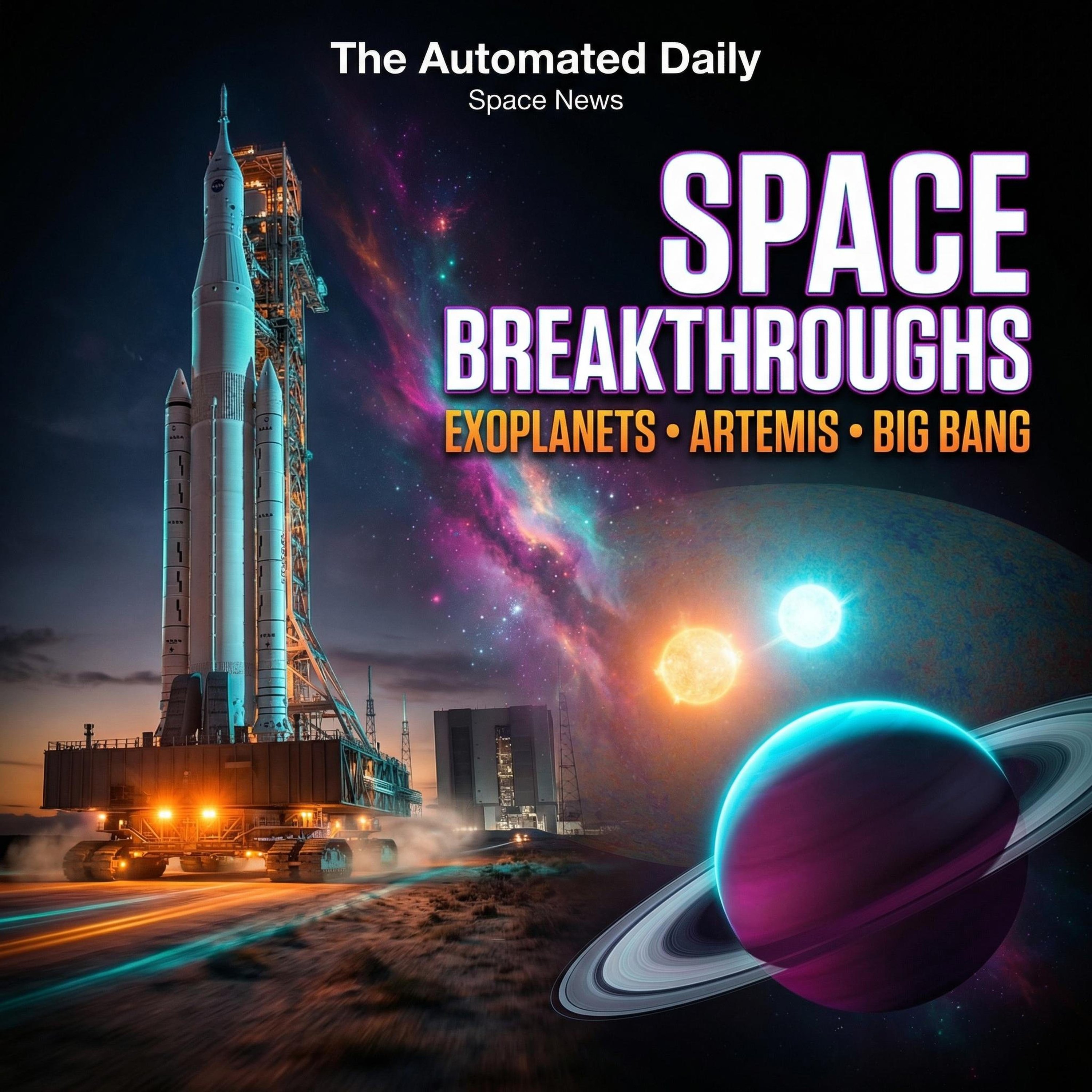 Saturn-mass exoplanet binary discovery & Artemis 2 moon rocket rollout - Space News (Mar 21, 2026)