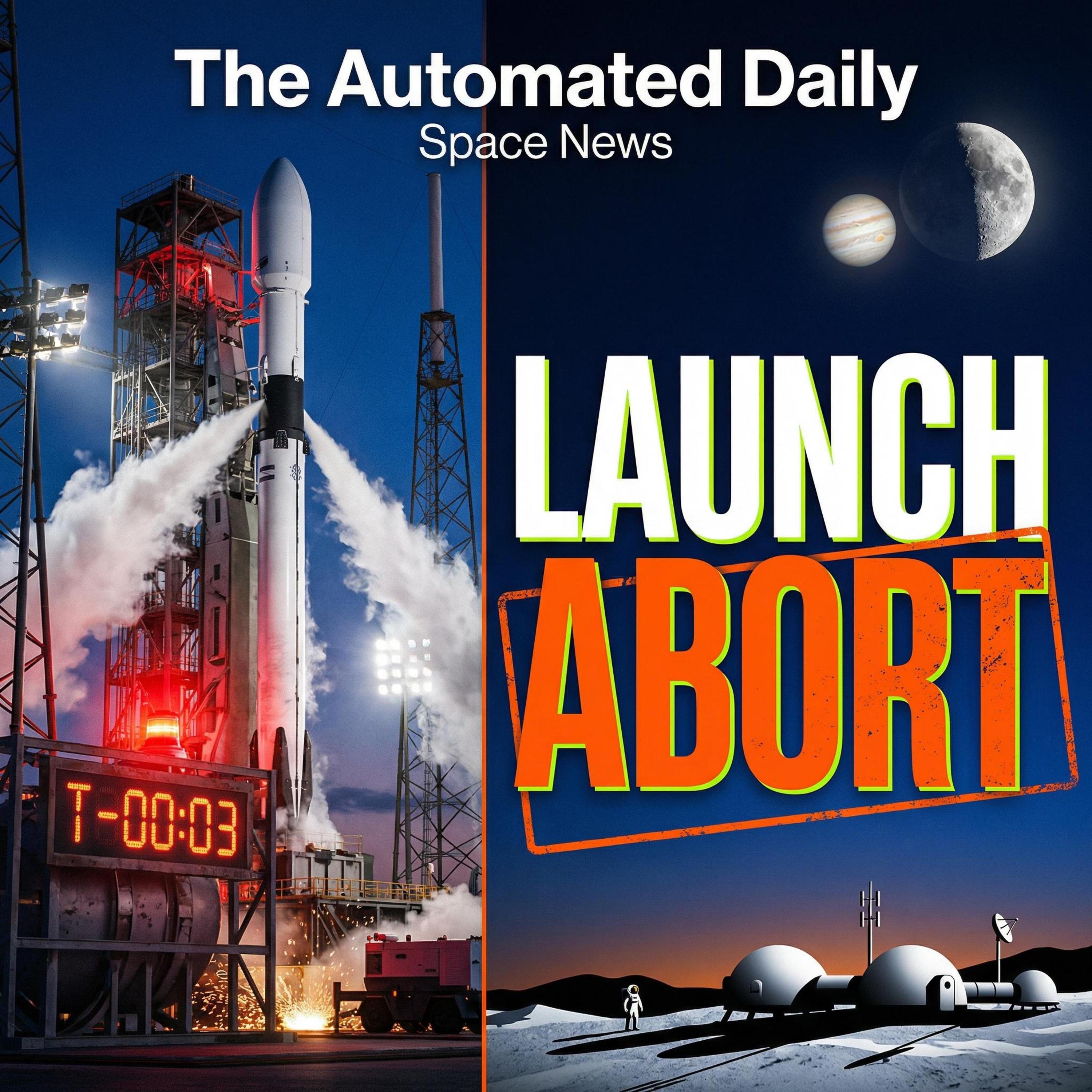European rocket launch abort drama & Weather delays navigation satellite mission - Space News (Mar 26, 2026)