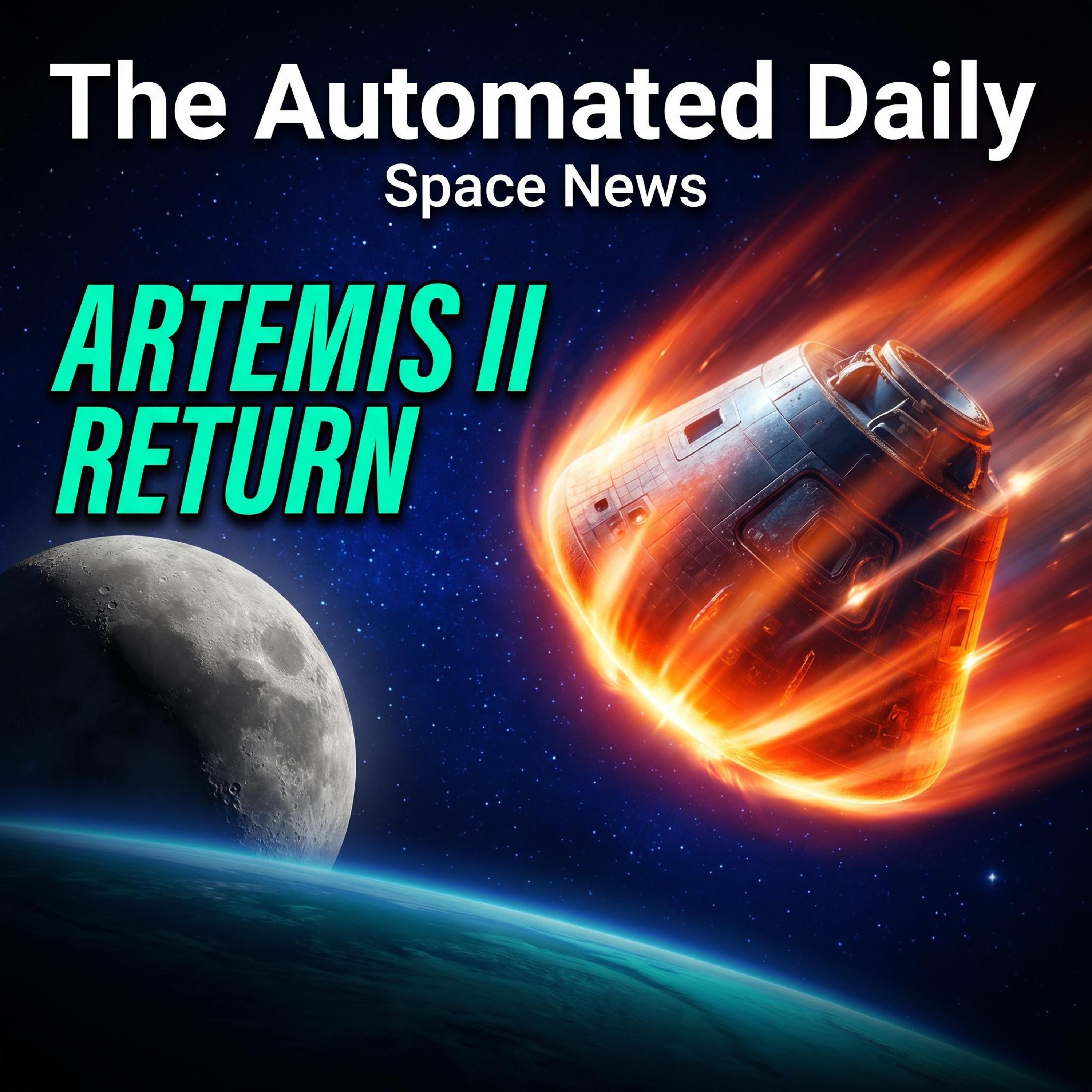 Artemis II lunar flyby milestone & Orion re-entry and recovery plan - Space News (Apr 10, 2026)