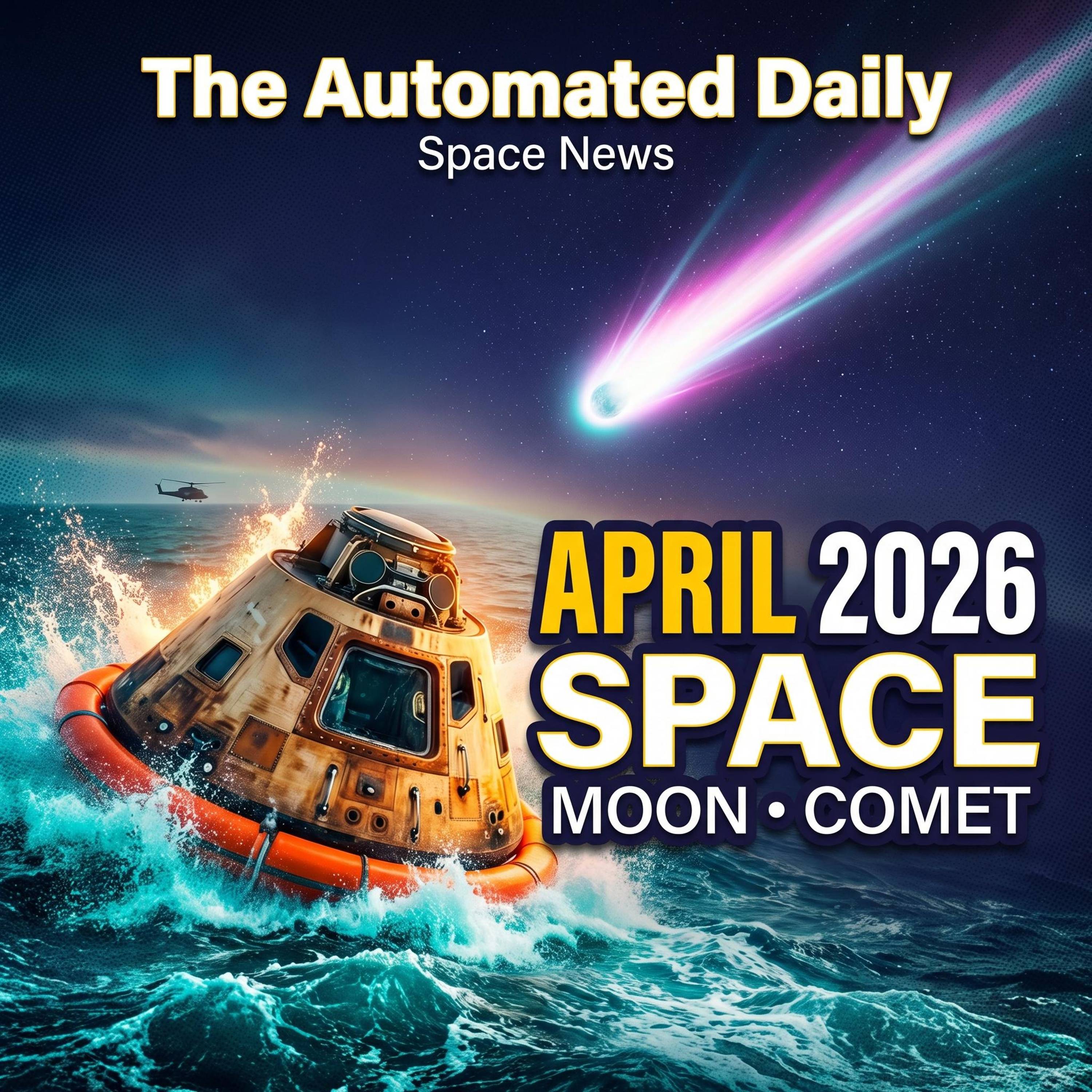 Artemis II regresa de la Luna & Dos cometas: ruptura y promesa - Noticias del Espacio (12 abr 2026)