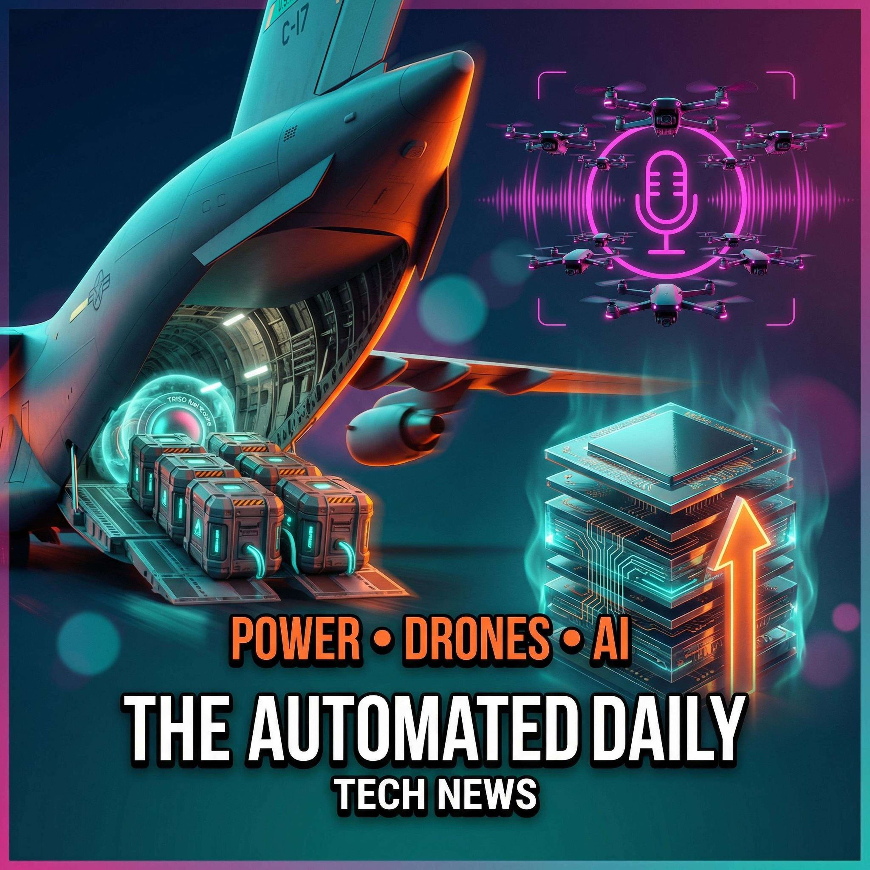 Un micro-réacteur transporté par avion - Actualités Technologiques (17 févr. 2026)