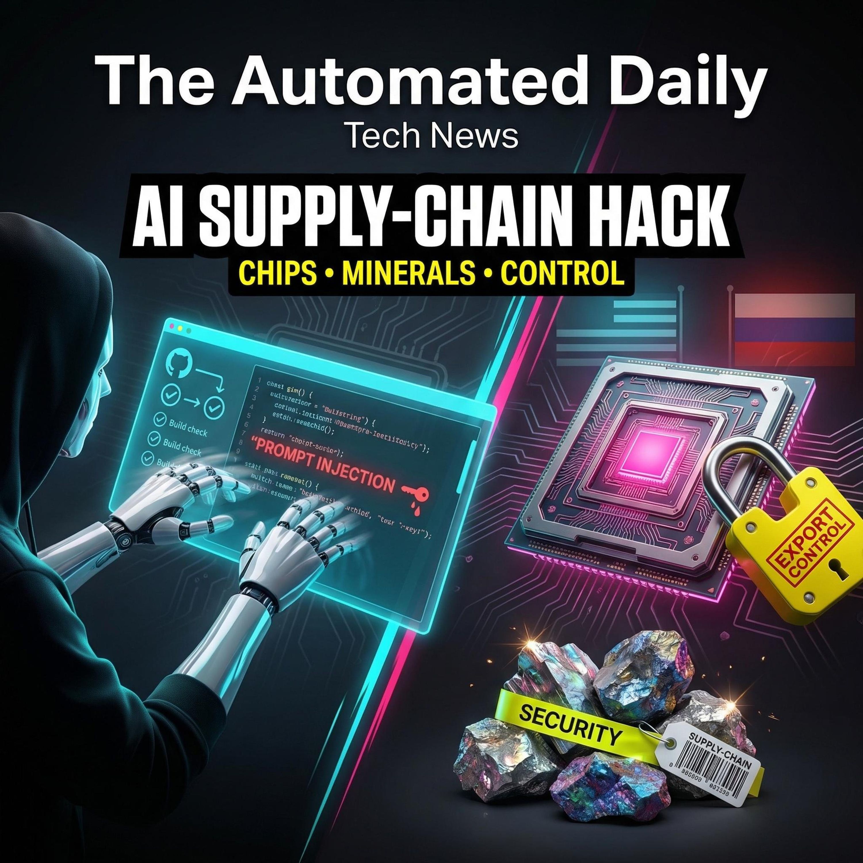 AI agent supply-chain hack & Critical minerals become security - Tech News (Mar 6, 2026)