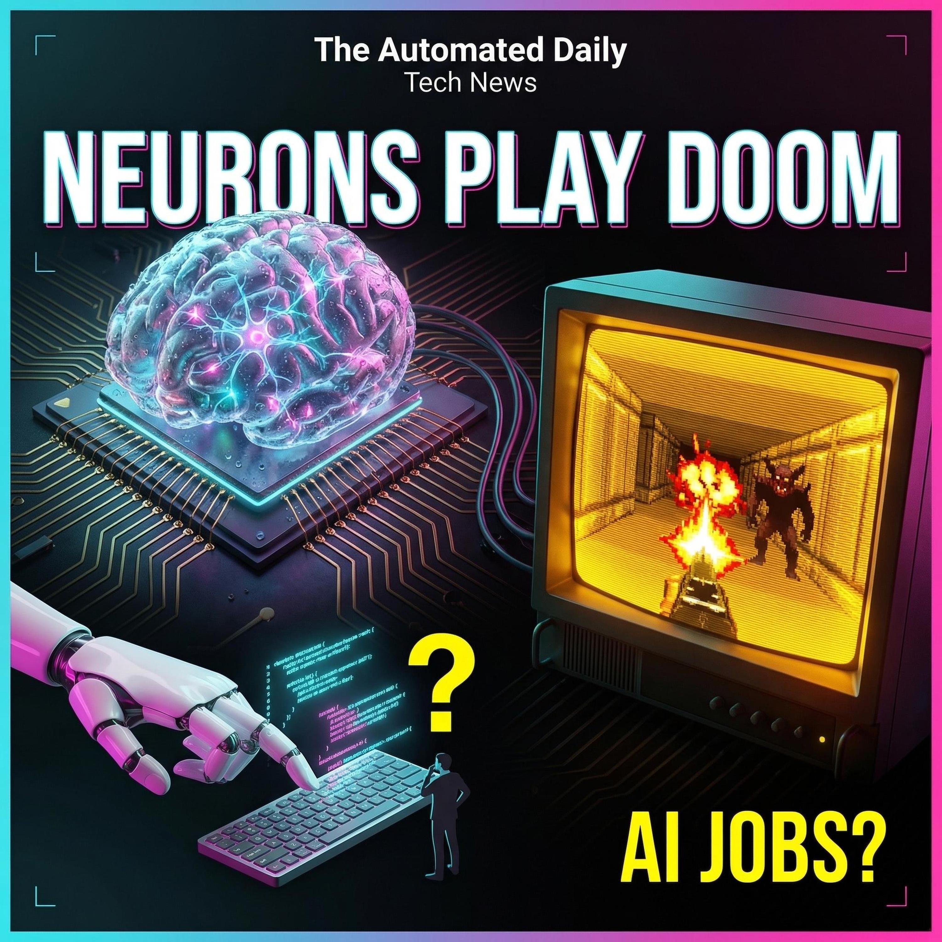 Neurons on a chip play Doom & Apple reshuffles design leadership - Tech News (Mar 9, 2026)