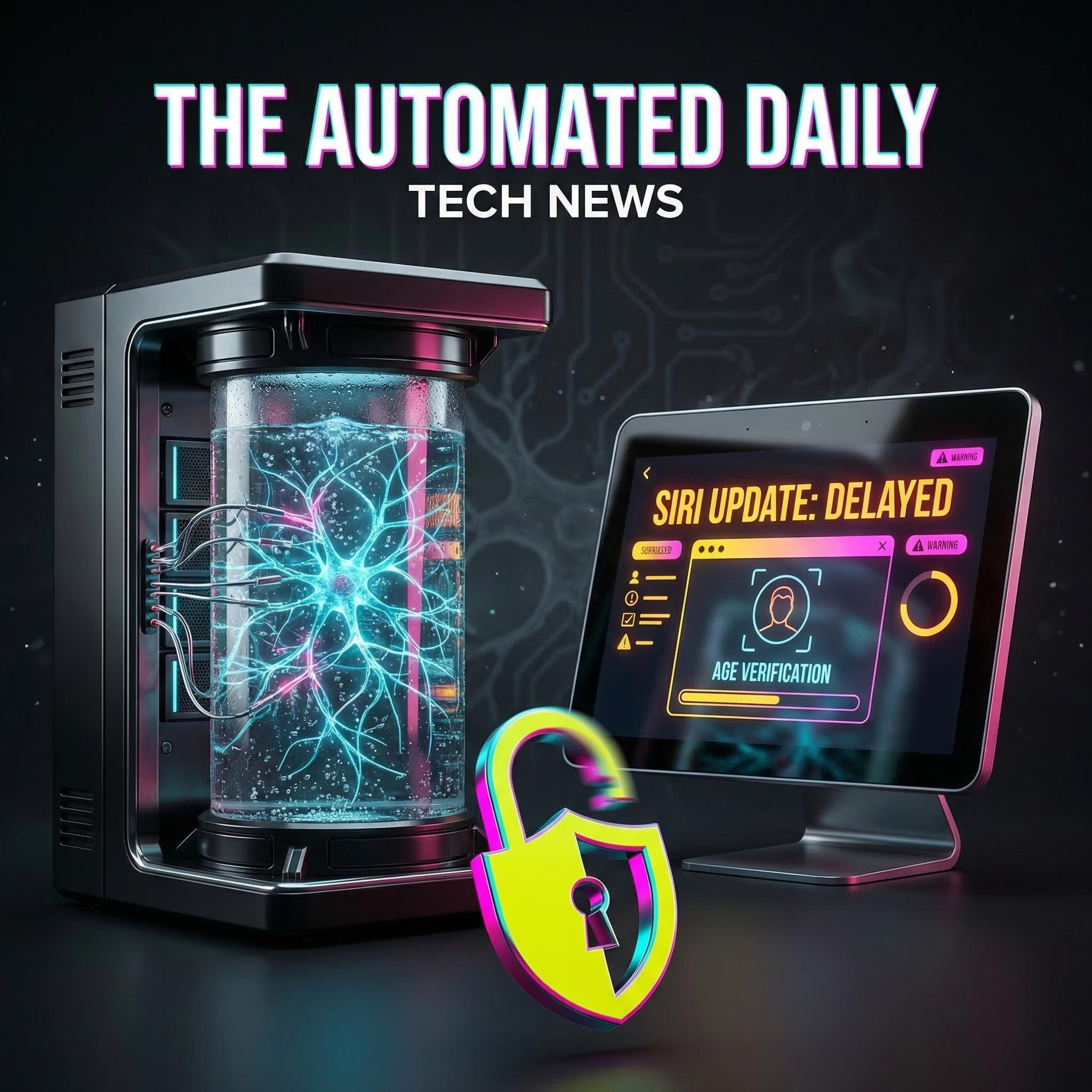 Singapore’s living-neuron data center & Apple’s Siri delays hit hardware - Tech News (Mar 10, 2026)